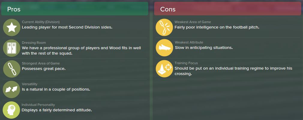 Bobby Wood, FM15, FM 2015, Football Manager 2015, Scout Report, Pros & Cons