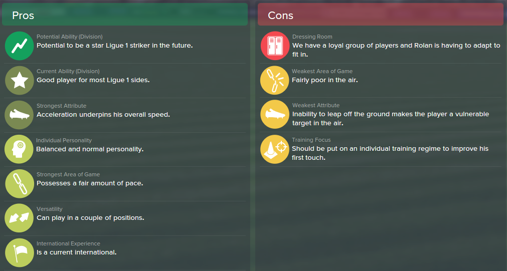 Diego Rolan, FM15, FM 2015, Football Manager 2015, Scout Report, Pros & Cons
