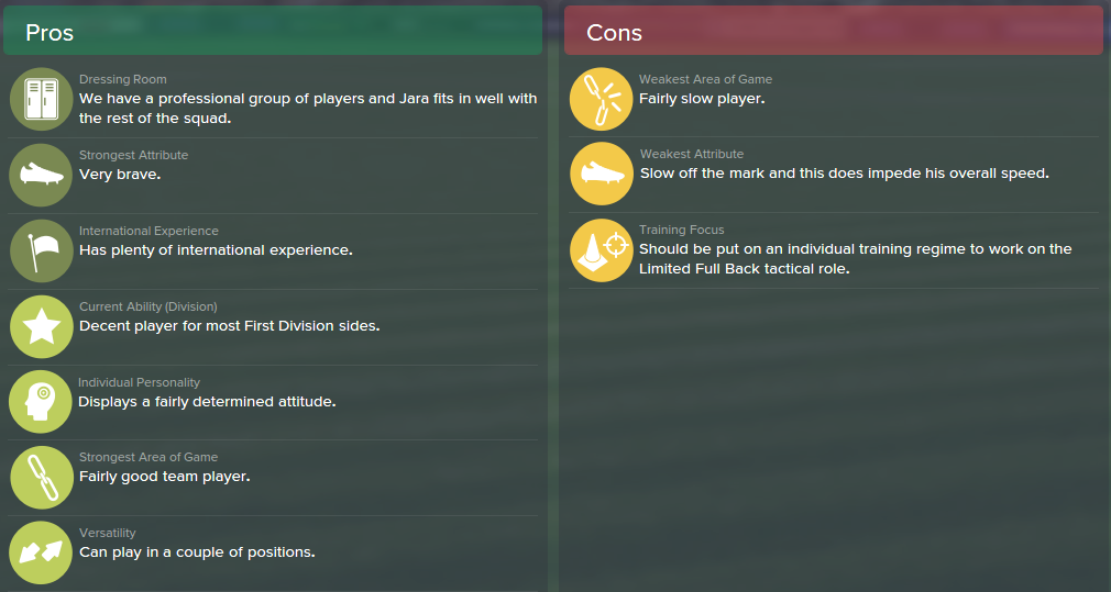 Gonzalo Jara, FM15, FM 2015, Football Manager 2015, Scout Report, Pros & Cons